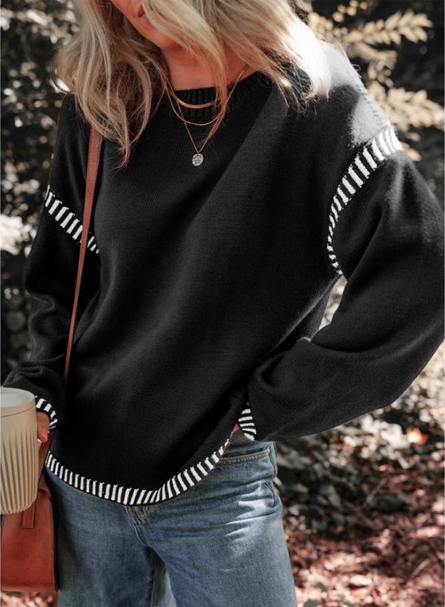 ALEXA - CREWNECK LOOSE FIT SWEATER