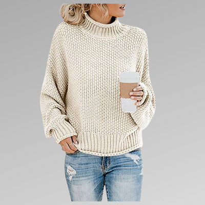 AVERY - MOCK-NECK SWEATER