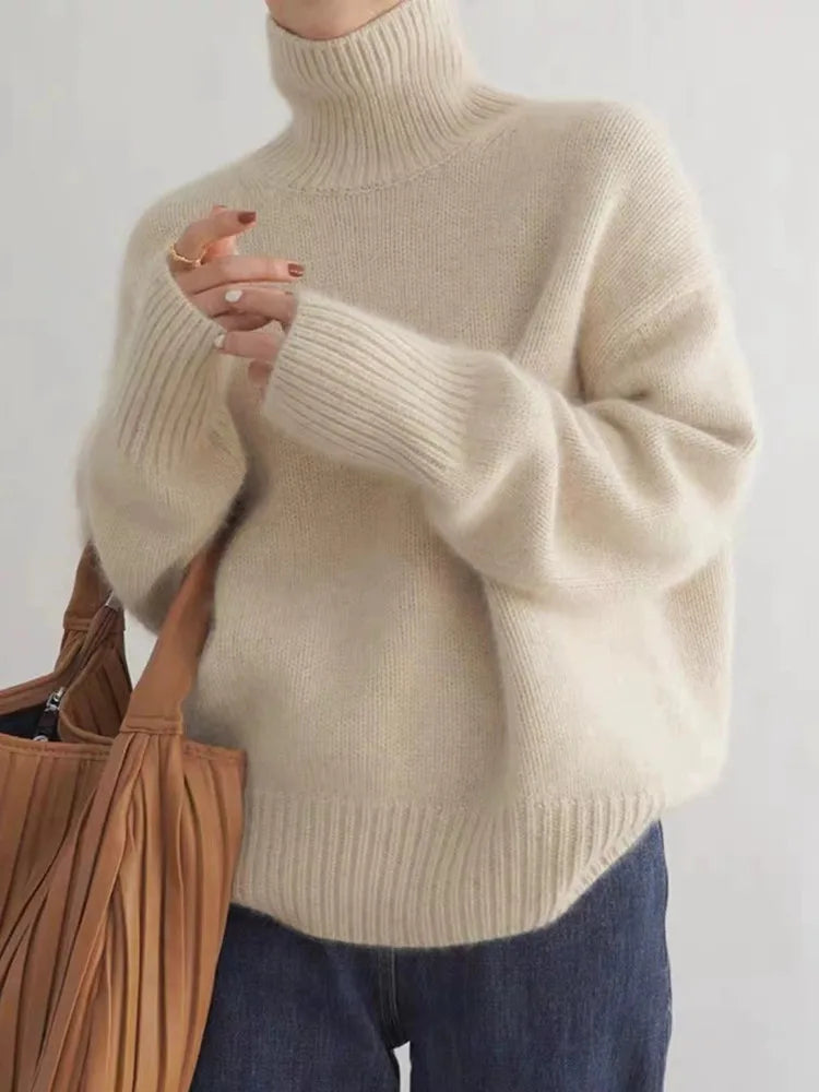 Lena™ – Soft Knit Turtleneck