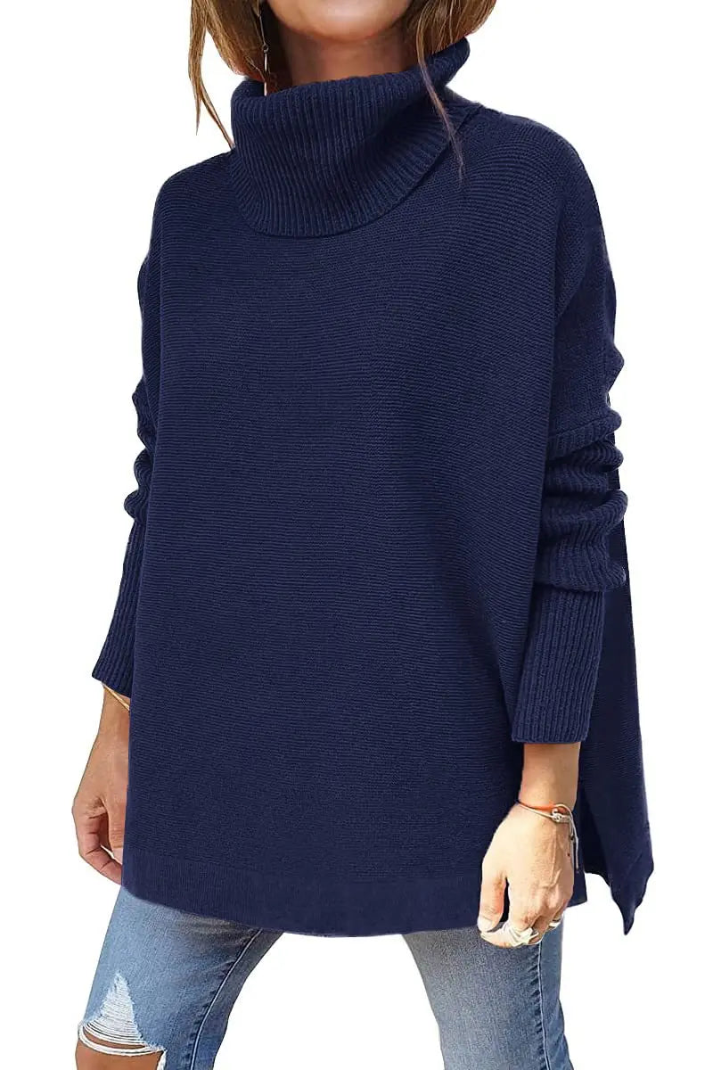 JULIA - HIGH NECK KNITTED SWEATER