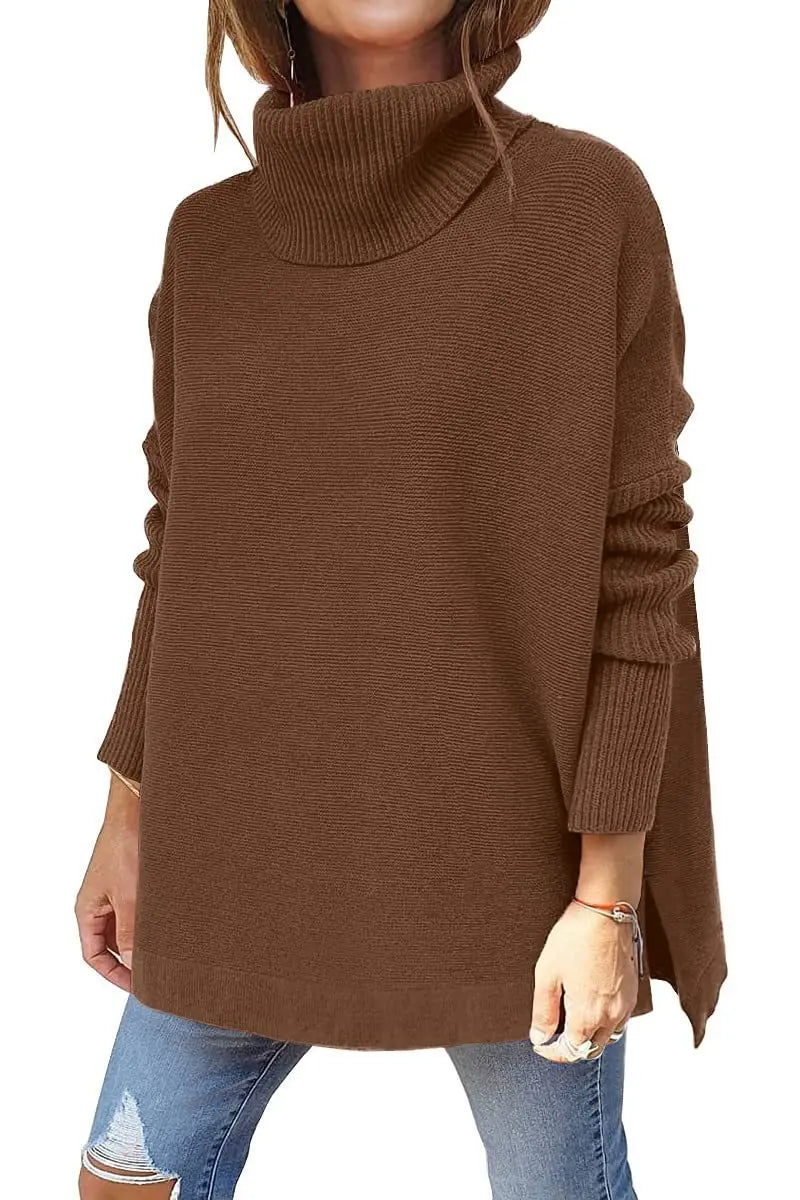 JULIA - HIGH NECK KNITTED SWEATER