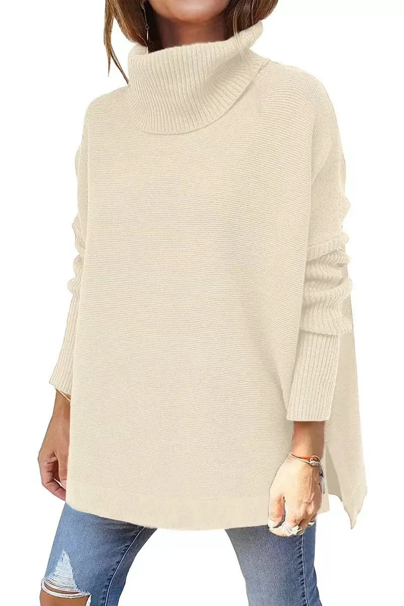 JULIA - HIGH NECK KNITTED SWEATER