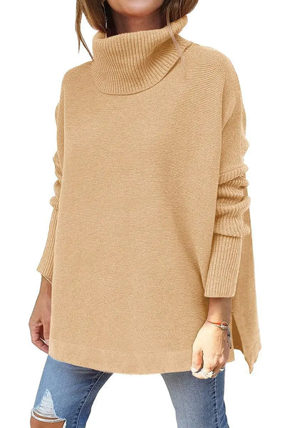 JULIA - HIGH NECK KNITTED SWEATER