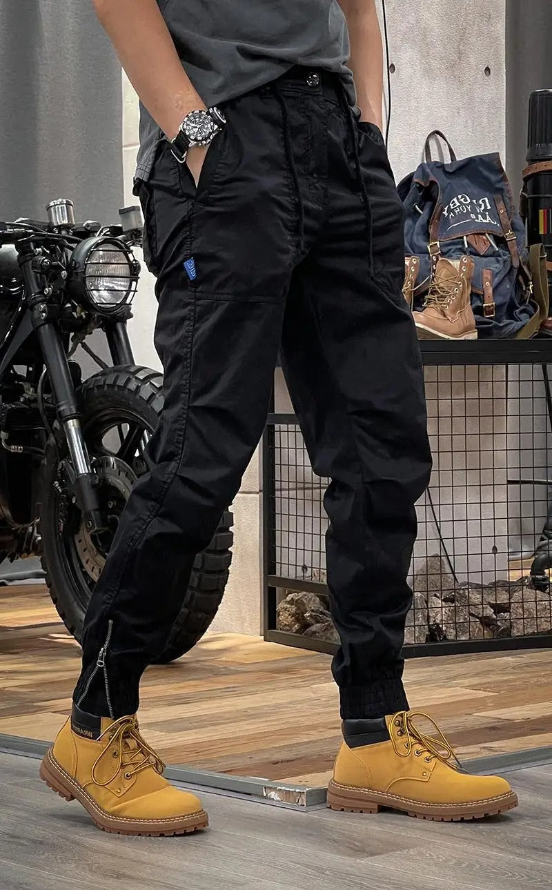 Geoffrey™ - Stretch cargo trousers with pockets